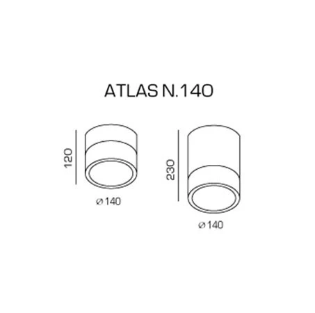 Светодиодный светильник ATLAS N140.120.10